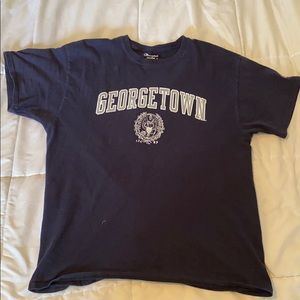 Champion Georgetown university T shirt sz LG